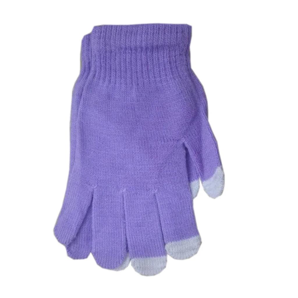Winter Touch Screen Gloves Texting Cap Smart Phone Women Men Warm Stretch Knit Mittens Full Finger Female Crochet Soft Thicken