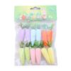 12Pcs Realistic Artificial Carrots Simulation Vegetables Basket Fillers for Kitchen Decoration Party Table Centerpieces