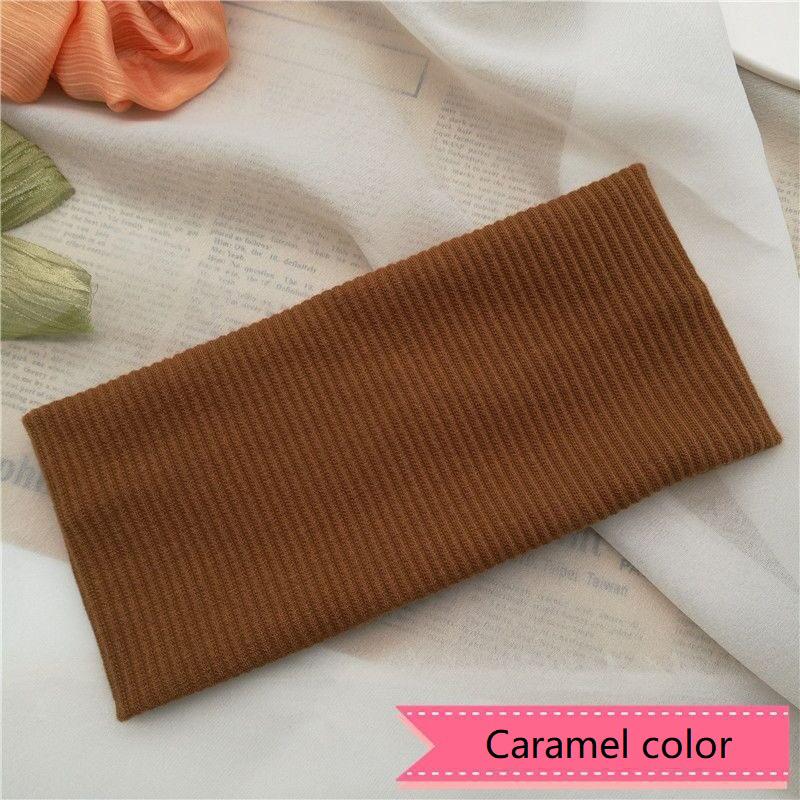 Elastic Cotton Sports Solid Color man headband for women Elastic Headbands Fitness Yoga Hair Bands Stretch Makeup Accessories