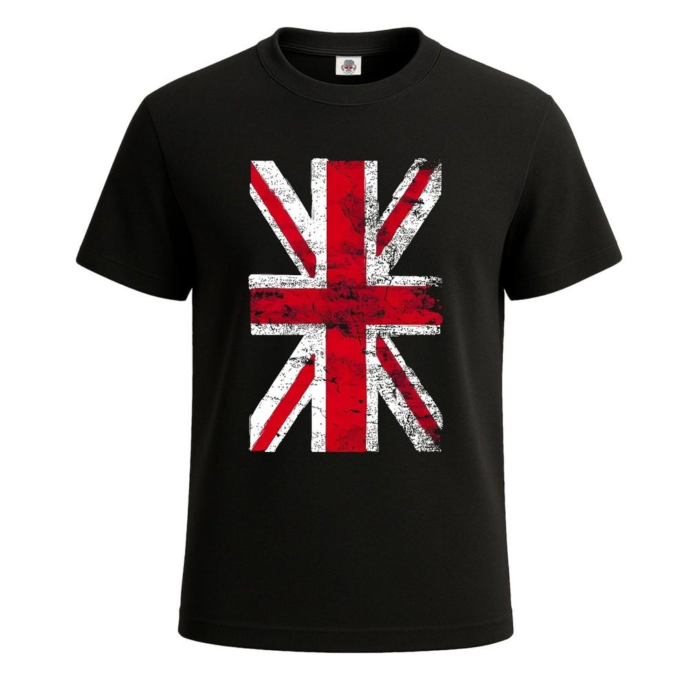 Vintage flag uk england great britain punk funny mens t shirt tee top 2XL