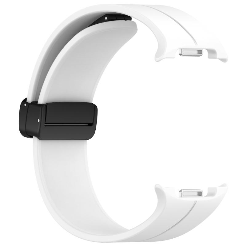 

Quick Release Silicone Band Foldable Clasp Straps Business Casual Silicone Straps Comfortable Wear for Watch8 Ultra2