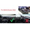 Car Interior Decoration Dashboard Cover Carpet Cape For RENAULT DUSTER  DACIA DUSTER  + Sun Shade Pad Carpet Mat