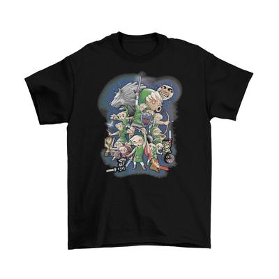 Maglietta The Legend of Zelda Unisex Cotone Taglie Divertenti Nintendo Link Videogioco