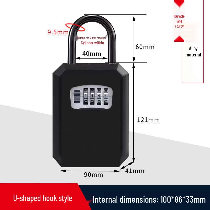 Aokewen Aluminum Alloy Password Key Box