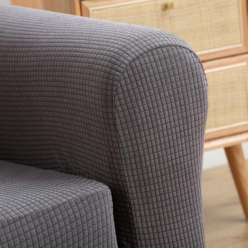 Coprisedia a Poltrona Club ,Coprisedie Elasticizzati in Spandex Rimovibili con Fantasia Geometrica ,Protezione per Mobili Piccoli Divani Utilizzata per la Sala Famiglia