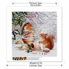 New Arrival 5D DIY Full Circle Diamond Painting "Squirrel and Bird" Embroidery Cross Stitch Home Decor Gift