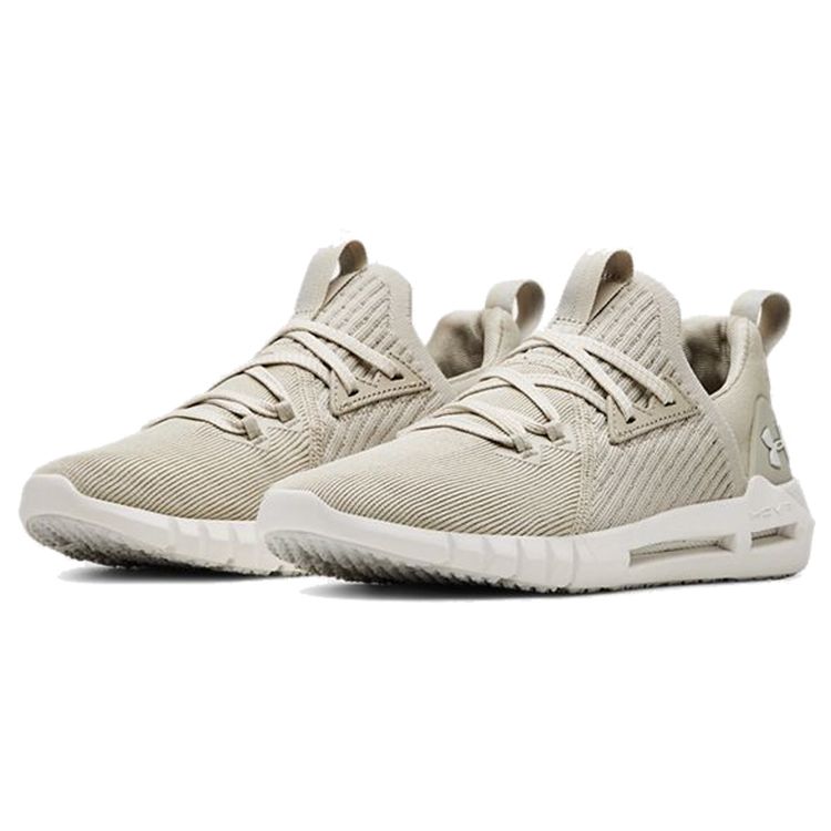 Under Armour HOVR SLK EVO Comfortable Versatile Low-Top Lifestyle Shoes Men sneaker Khaki-Gray 3021461-200