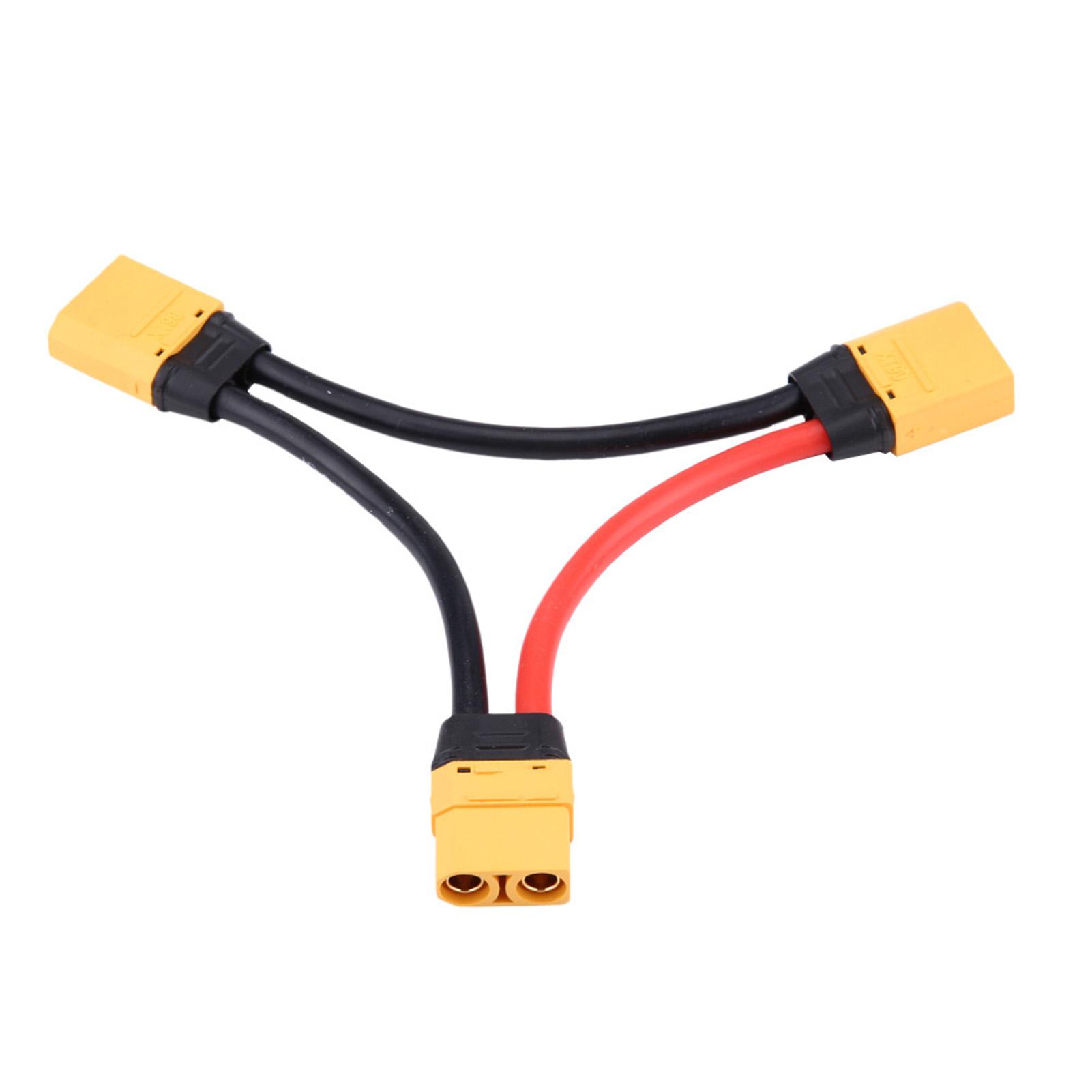 

1pc Plastic XT90 10AWG Connector Adapter Cable Wire RC Accessory For ESC Batteries