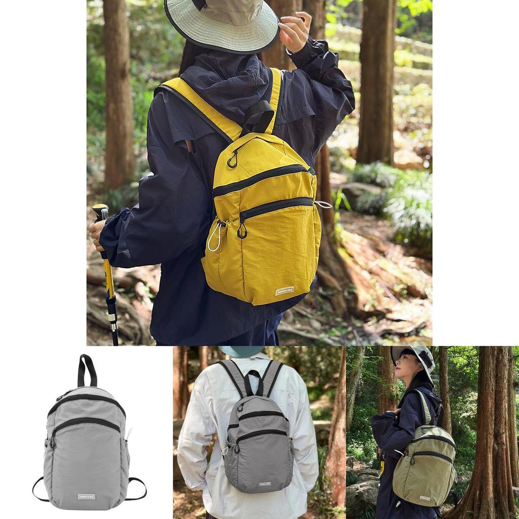 Outdoor Travel Mini Back Pack With Breathable Nylon And Air Cushion Straps For Casual Hiking And Commuting