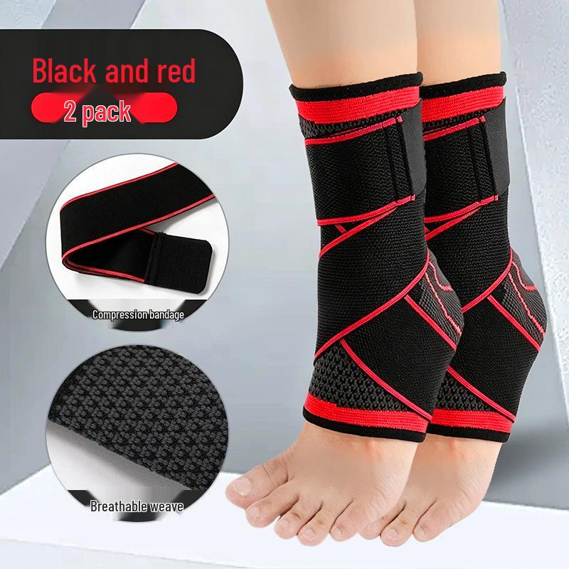 Men's Ankle & Wrist Support Sleeve for Sports: Anti-Sprain Joint Protection Gear for Football & Badminton