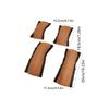 1 Set PU Leather Strollers Grip Protectors Feature Zipper Design Easy To Clean Handlebar Sleeve For Long Time Use
