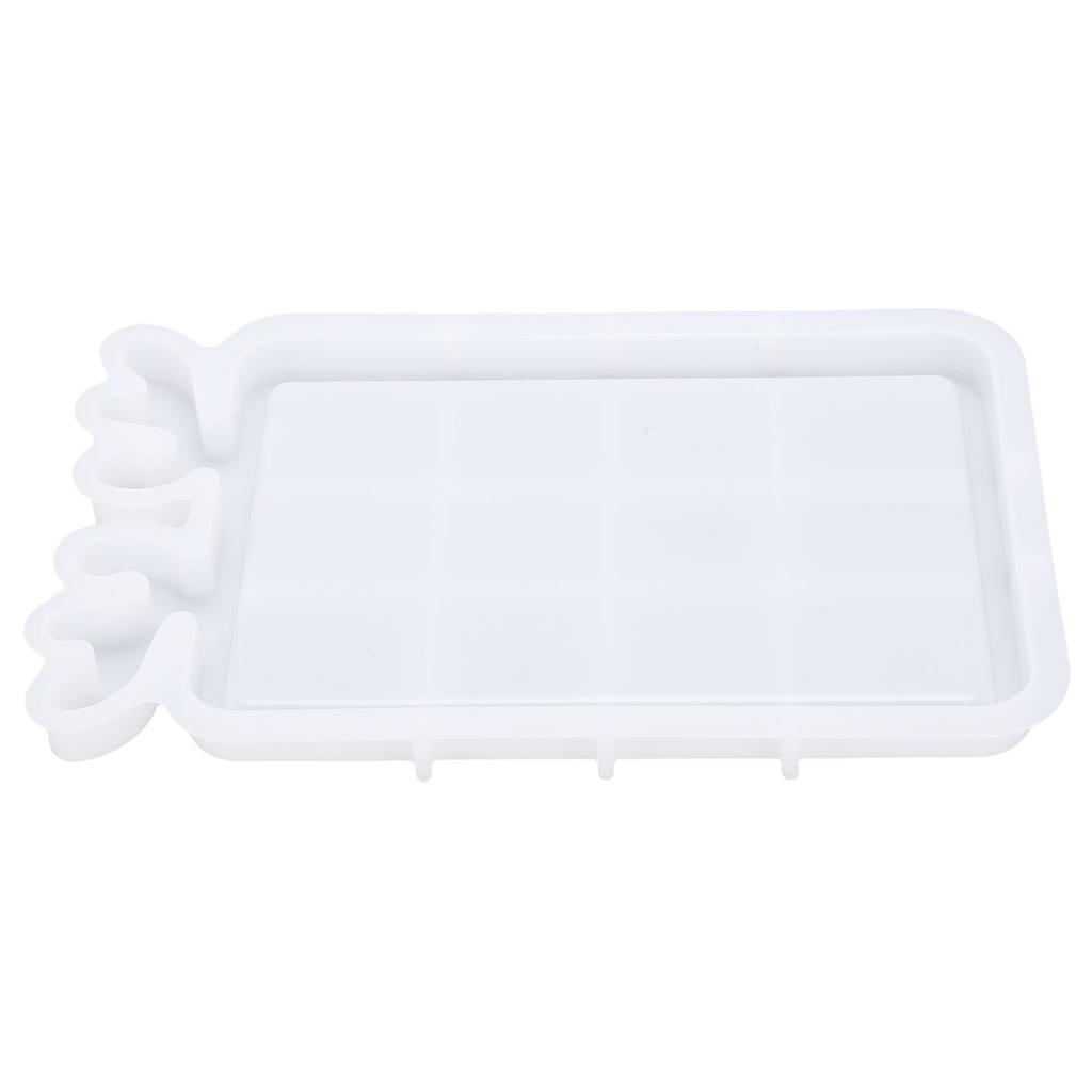Tray Mold Xmas Themed Deer Antler Shaped Silicone Rectangular Serving Platter Mold for Craft