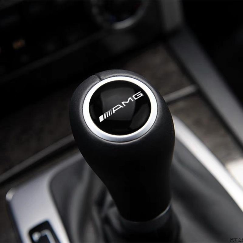 GLC GLB Dekorace řadicí páky auta Emblem hlavice řadicí páky Samolepka Pro Mercedes Benz AMG W204 W205 W203 W211 W212 W213 W201 W210 W12