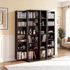 Media Storage Cabinet, 6-Tier DVD Shelf Organizer, 610 X 368 X 1270 Mm Multimedia Storage Organizer for CDs, DVDs, Books, Games, CD Shelf for Living