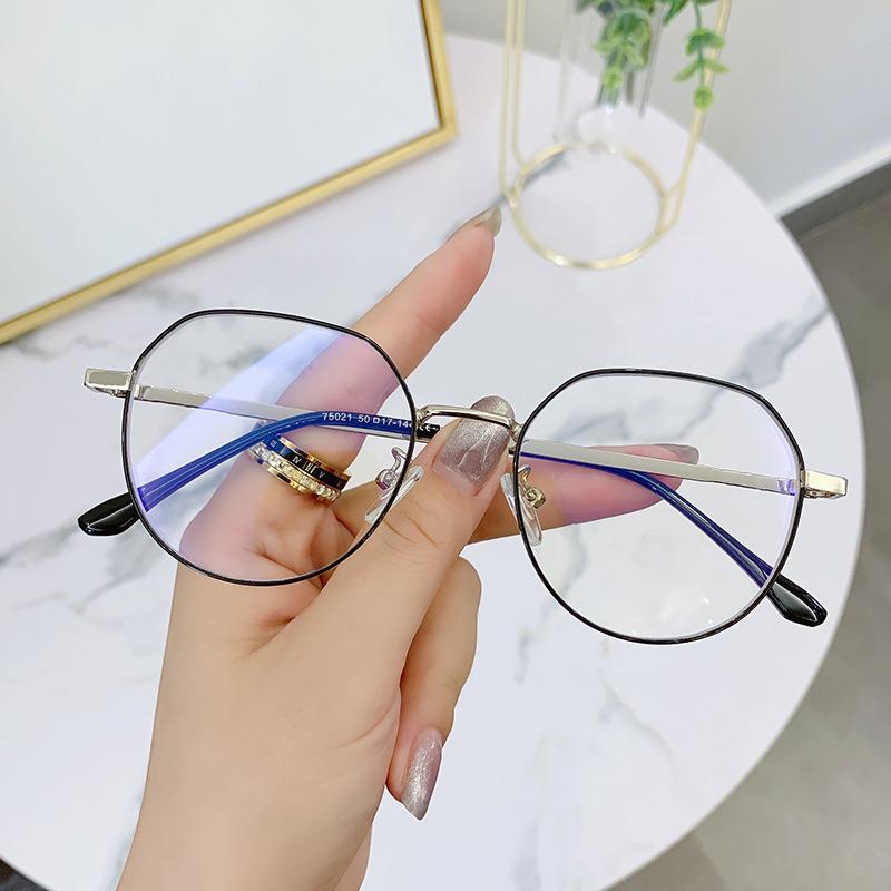 Anti-blue Light Men's And Women's Identical Style Korean Version Retro Small-frame Reading Glasses For Myopia