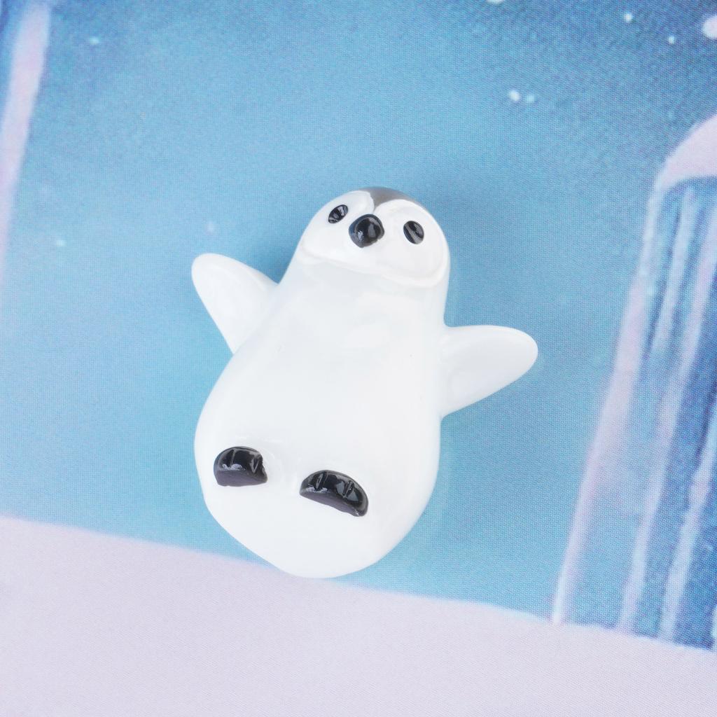 Pocket Resin Penguin Figures Tiny Penguin Resin Miniatures Animal Figurine Decoration for Kid Birthday Baby Showers