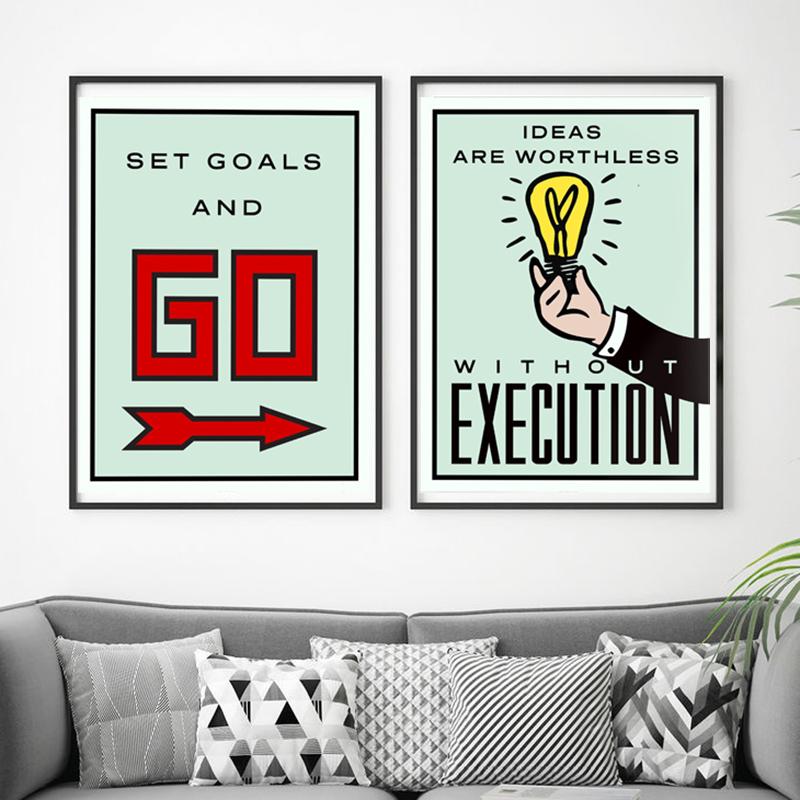 

Printing Simple Modern Wall Picture and Office Room Home Decor Art Canvas Drawing Board Game Card Poster