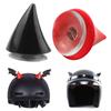 1pair Cool Motorcycle Helmet Horn Silicone Moto Helmet Decoration  Scooter