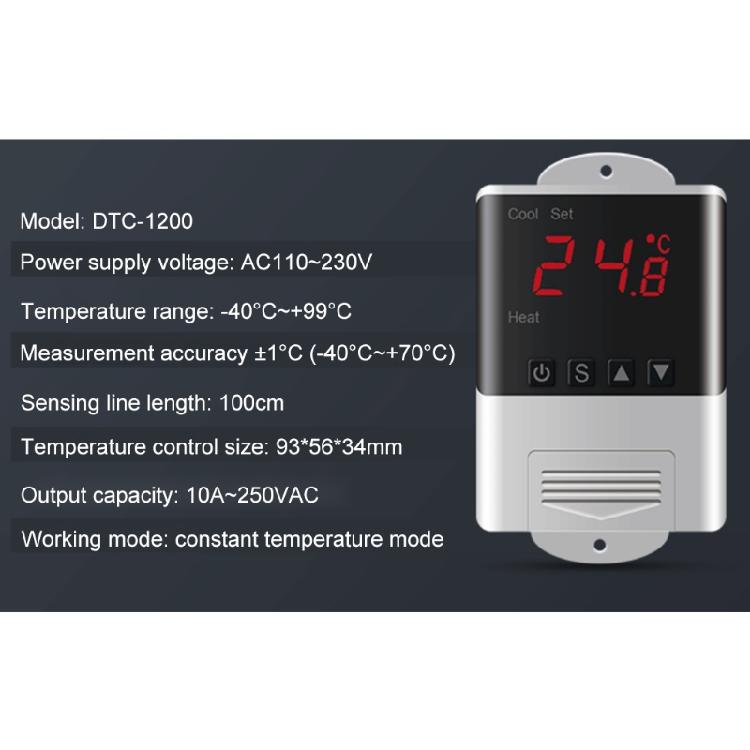 Thermostat Humidistat Temp Humidity Controller Incubator Thermoregulator
