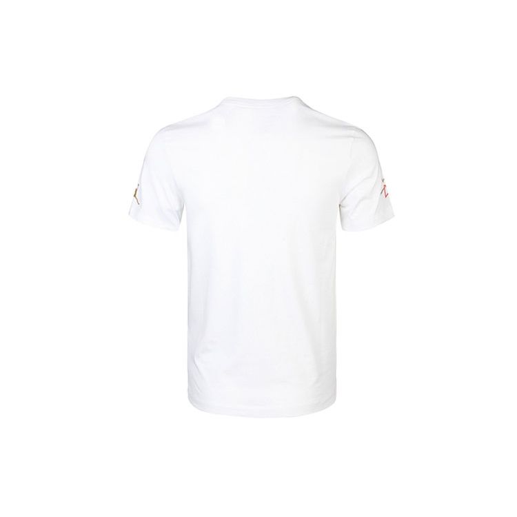 Jordan Sport DNA Short Sleeve Crew Top Men Tops White Metallic-Gold CN3331-100