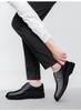 Men's Breathable Leather Formal Shoes - Spring/Summer Casual Cowhide Shoes with Warm Cotton.