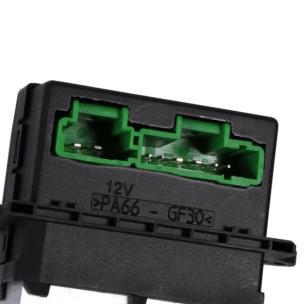 Heater Resistor, Heater Blower Resistor, Qiilu Blower Speed Resistance Module Air Conditioner Blower Resistor for Peugeot 207 607 6441L2