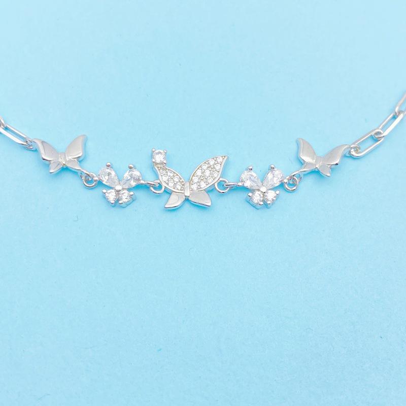 Yearly Blessing S925 Sterling Silver Luxury Butterfly Bracelet – Elegant Jewelry Gift for Women, Valentine's Day & Best Friends