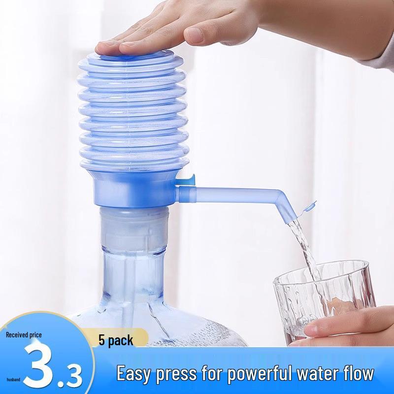 Hand Press Water Dispenser: Manual Mineral Water Pump for Household Use