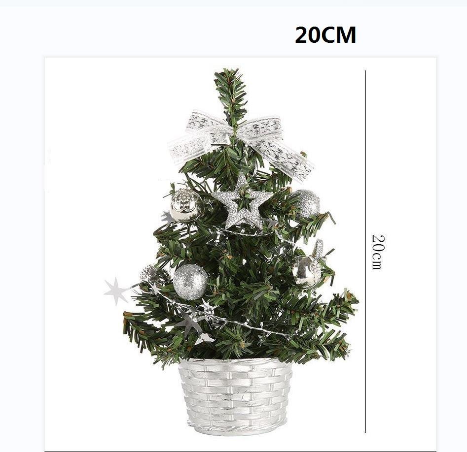 15/20CM Christmas Tree Xmas Tabletop Miniature Artificial Ornament For Home Decoration Christmas Pine Tree