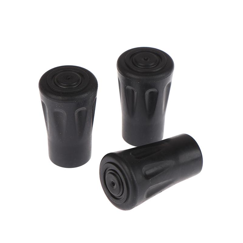 6 Pieces Anti-Slip Hiking Poles, Protective Cap, Walking Stick Tip Bottom Pads Climbing Protective Covers Plastic Foot Covers