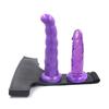 Orissi Black-Purple Double-Headed Dynamic Dildo Pants for Same-Sex Use