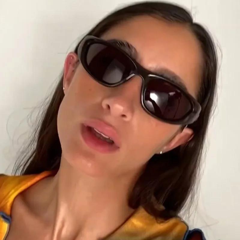 Y2K Outdoor Sunglasses Concave Design Fashion Sports Sunglasses Tech Inspired Personalized Style