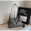 2025 Spring/Summer New Large-Capacity Women's Suede Shoulder and Crossbody Tote