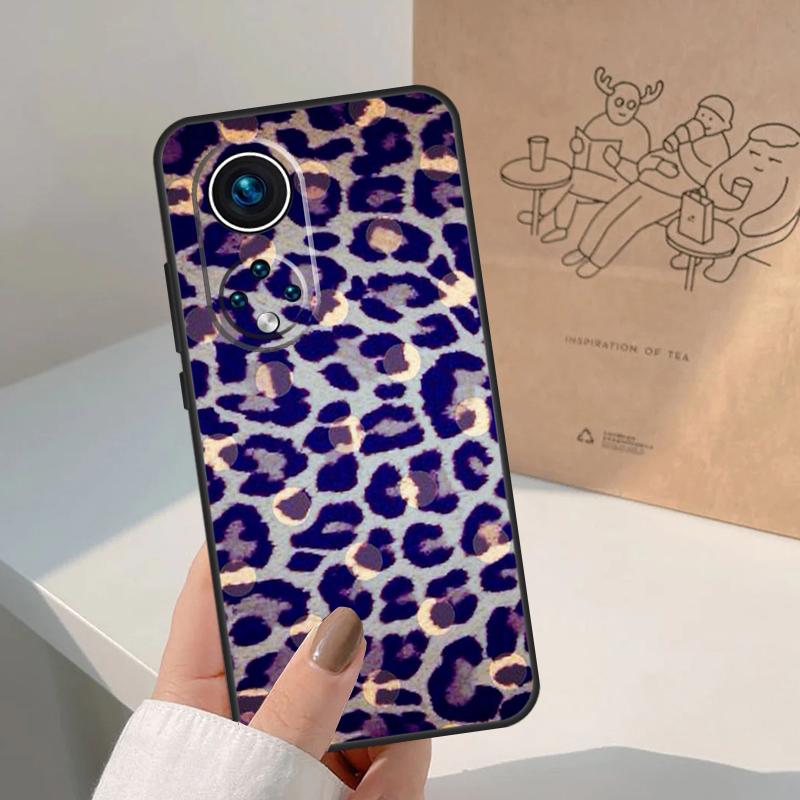 Leopard Pattern Animal Colorful For Honor Magic 8 5 6 7 Pro Case For Honor 400 200 Lite 50 70 90 X8c X8b X9a X9b X9c X9d Win