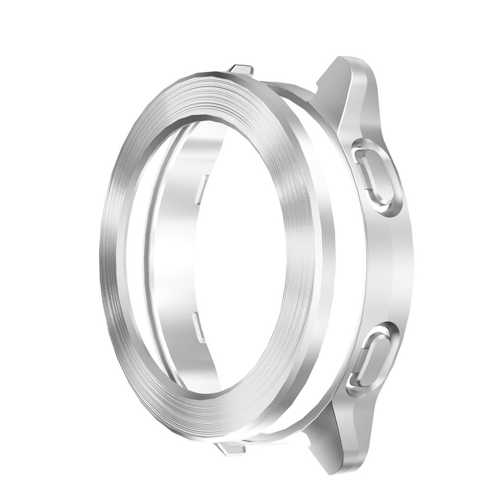 Hülle für Xiaomi Mi Watch S3 Hülle Zubehör PC Schutzhülle für Mi Watch S3 Galvanisierte Drahtzieh-Hohle Hülle+Lünette Wir