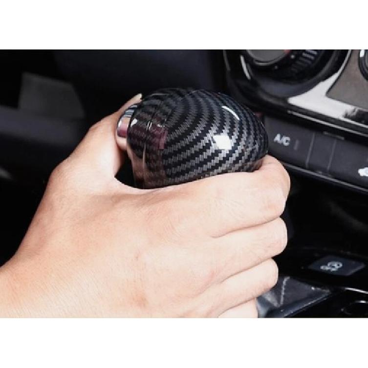 Carbon fiber Gear Shift Knob Cover Trim For Honda HR-V HRV 2016-