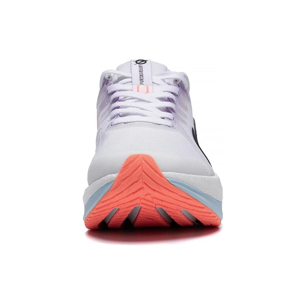 New LiNing Furious Rider 7.0 Anti Slip And Wear Resistant Breathable Low Top Running Shoes Women's White Orange Purple ARZT004-10