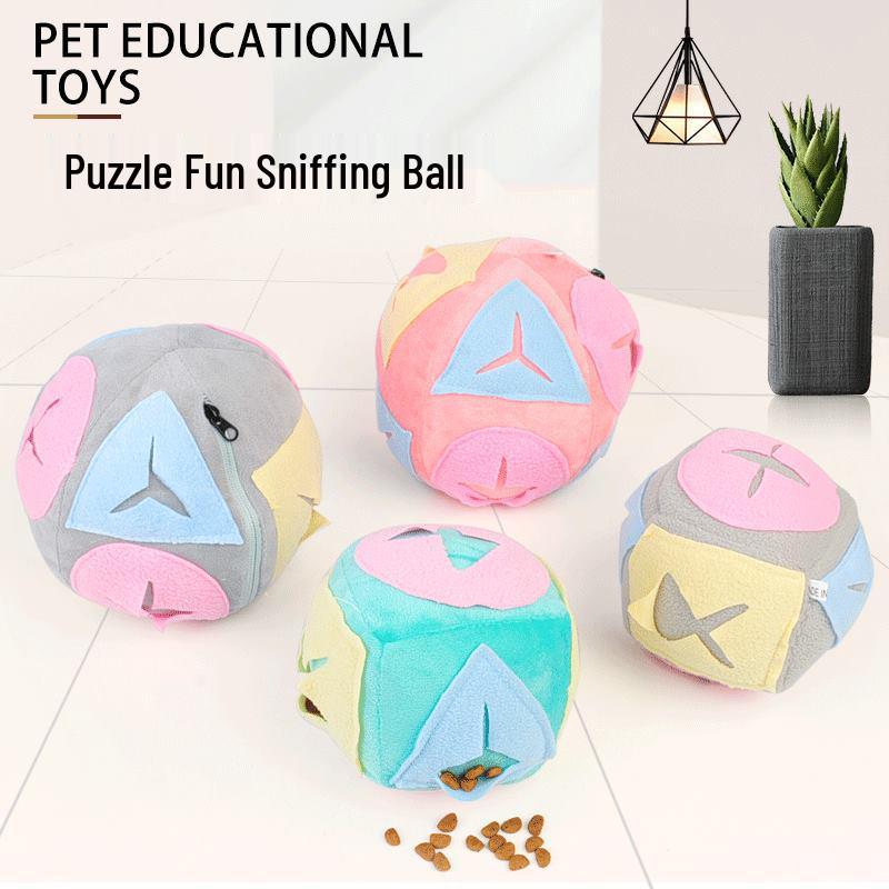 Köpek Yiyecek Bulma Oyuncak: Eğitim ve Stres Giderici için Koklama, Çiğneme, Yavaş Besleme ve Ödül Dağıtan Top