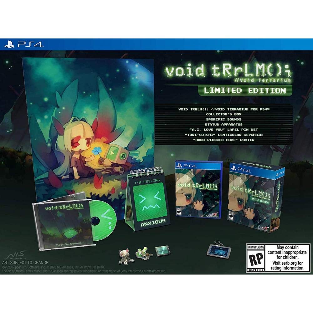 

void Terrarium North PS4 tRrLM(); //Void (Imported version America) -