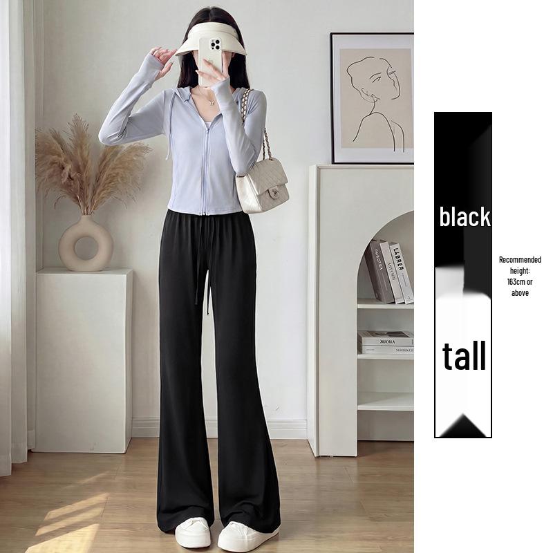 Petite Women's 2025 Slimming High-Waisted Micro-Flared Long Pants