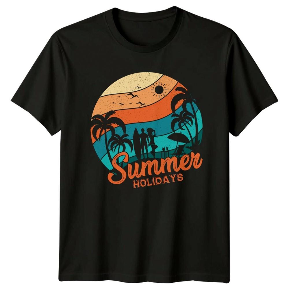 Summer Holidays TShirt Tropical Beach Holiday Gift For Him And Her