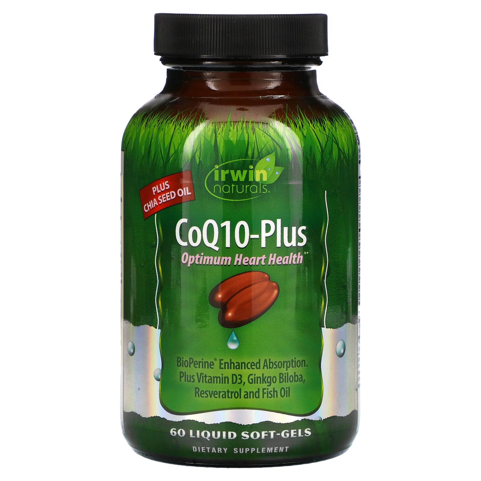 

Irwin Naturals, CoQ10-Plus, 60 Liquid Softgels