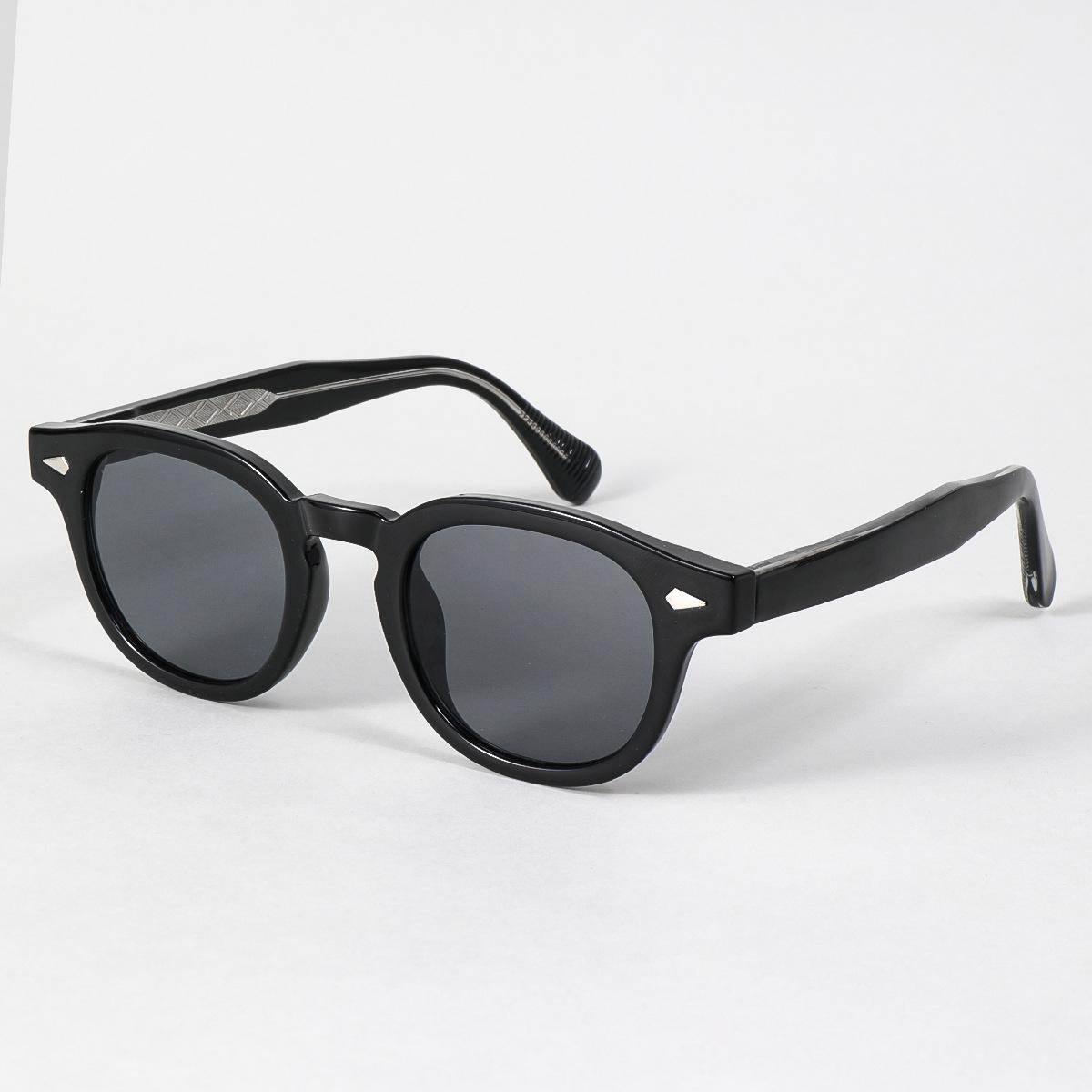 2026 New Arrival Acetate Pin Sunglasses TR90 UV400 Fashion Luxury Unisex Sunglasses Anti Ultraviolet Outdoor Shades TAC&TR90 чёрный