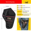 Portable Electrician Tool Belt: Sturdy, Multifunctional Waist Pouch for Construction Site Storage