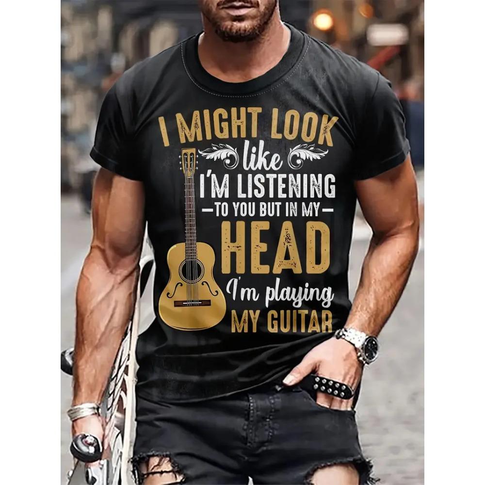 3D Digital Printed Men s Casual Crew Neck Short Sleeve T-Shirt S