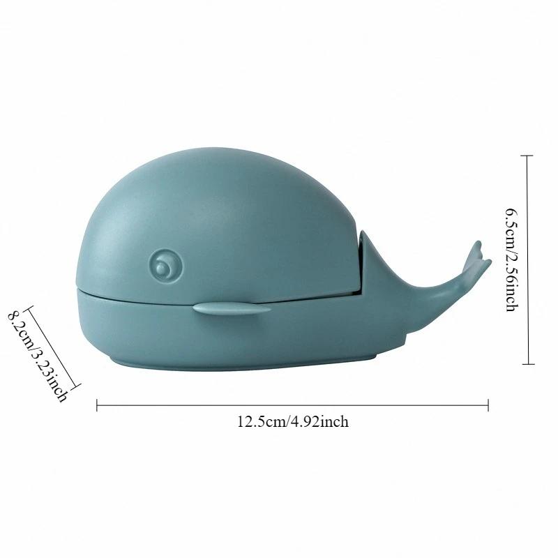 New Cute Whale Shaped Laundry Brush Shoe Brush Household Lint Brush No Shedding Fabric-Friendly Cleaning Brush