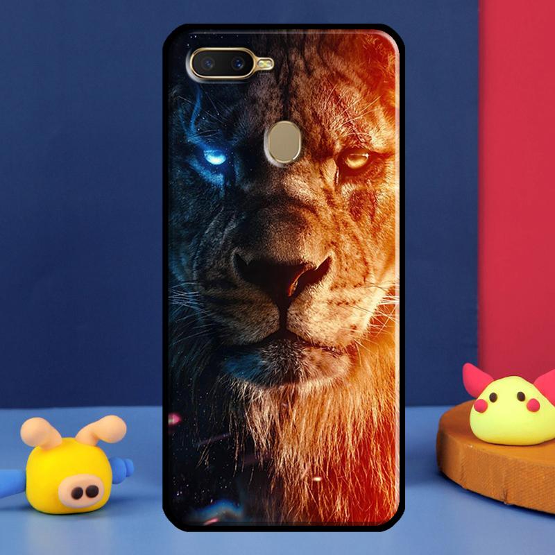 Lion Art For Oppo A54 A57 S A78 A58 A98 A5 A9 A91 A15 A16 A17 A52 A72 A76 A96 A74 A94 A77 Phone Case
