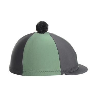 Hy Gorro De Lycra Bicolor Seda Con Pompón