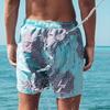 Men's Swimming Beach Shorts Summer Magical Change Color Pants Casual Sports Temperature Color EMA