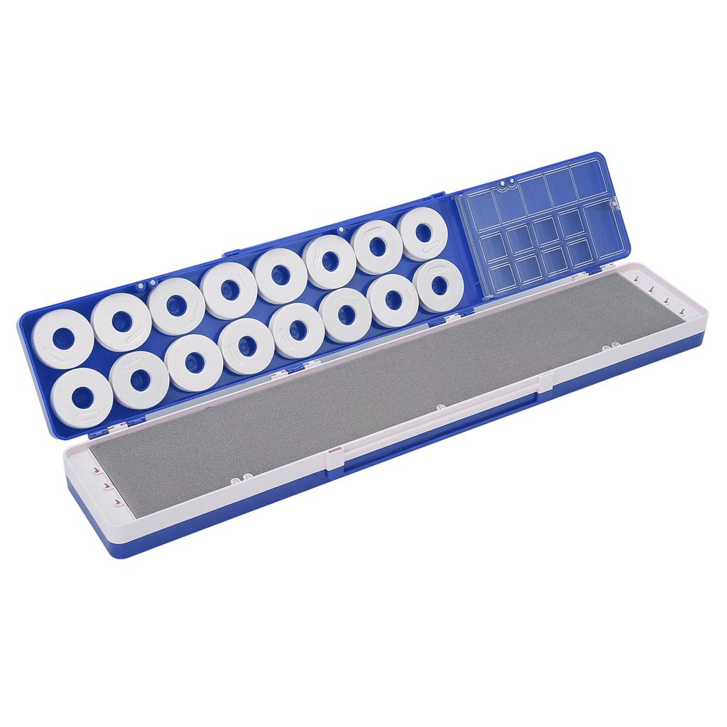3 Schichten 3 in 1 Multifunktionale Posenbox Tragbare Aufbewahrungsbox für Angelschnur Angelzubehör